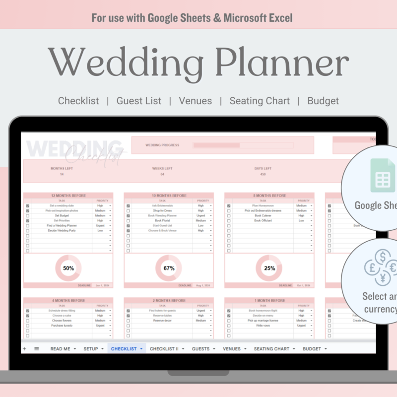 wedding spreadsheet Archives - Nics Creative Chaos